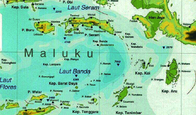 Peta Maluku 680 koreri 1