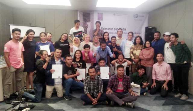 25 Jurnalis media cetak, elektronik dan online dari Kota Ambon, Makassar, Lombok, Bali serta Jakarta mengikuti kegiatan yang berlangsung sejak 2 - 4 November 2018