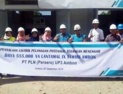 Lantamal IX Tawiri Resmi Jadi Pelanggan PLN Daya 555.000 VA