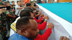 Di Keerom, Pemuda Karang Taruna Yammua Gelar Diskusi Publik