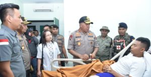 Kapolda Papua Kunjungi Personel Brimob Korban Penembakan KKB