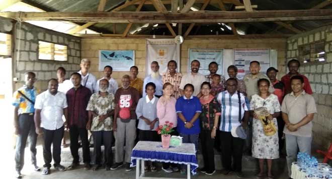 Dir Intelkam Polda Papua Sosialisasi Cegah Covid-19 di Kemtukgresi