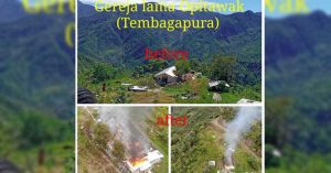 KKB Bikin Ulah Bakar Gereja di Kampung Opitawak Tembagapura