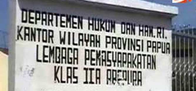 Cegah Covid-19, Ratusan Penghuni Lapas Abepura Dirumahkan