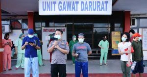 Sembuh, 3 Pasien Positif Covid -19 di RS Bhayangkara Dipulangkan