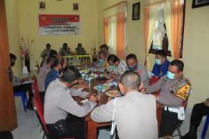 Kapolres MTB Evaluasi Tugas Penanganan Covid-19 di Tanimbar