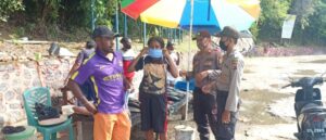 Polsek KPL Jayapura Gencar Imbau Warga Taat Instruksi Pemerintah