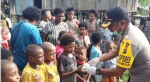 Kapolres Mamberamo Raya Imbau Warga 3 Kampung Cegah Corona