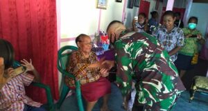 HUT Kodam Cenderawasih, Korem 172 Sambangi 2 Keluarga Pahlawan Papua