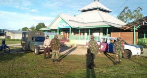Polri-TNI di Biak Patroli Jaga Kamtibmas di Hari Raya Idul Fitri