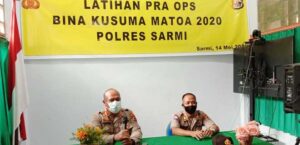 Polres Sarmi Gelar Latihan Pra Operasi Bina Kusuma Matoa 2020