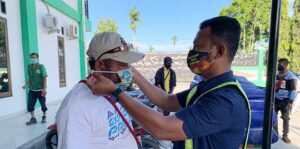Polisi di Bandara Sentani Gelar Patroli Dialogis Cegah Corona