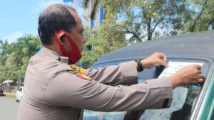 Satgas Aman Nusa II-Pemprov Papua Sosialisasi Pembatasan Aktivitas Warga