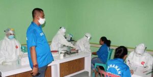 52 Tahanan Polres Biak Ikut Rapid Test Covid-19