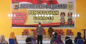 Polda Papua Sosialisasi Pencegahan Covid-19 di Keerom