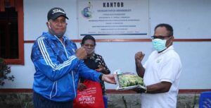 Kapolda-Posko TSoP Salurkan Bantuan ke Papua Bless Fundation
