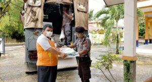 Polres BVD Salurkan Bantuan Beras Mabes Polri ke FKUB