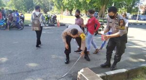 Cegah Covid-19, Polres Yapen Terapkan “New Normal” Memasuki Mako