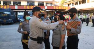 24 Anggota Polresta Jayapura Kota Naik Pangkat