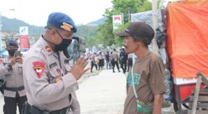 Satgas Aman Nusa II Matoa Sosialisasi New Normal di Kota Jayapura