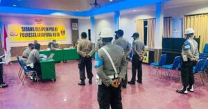 5 Personil Polresta Jayapura Kota Jalani Sidang Disiplin