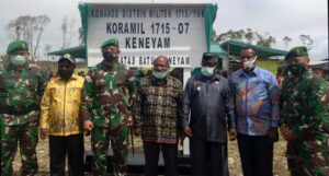 Koramil Kenyam Diresmikan, Danrem: TNI Hadir Bantu Pemerintah Nduga