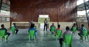 Polres Yahukimo Beri Penyuluhan Protokol Kesehatan bagi Pemuda Sobaham