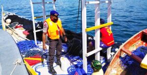 Sat Polair Patroli Rutin di Perairan Jayapura Cegah Gangguan Kamtibmas