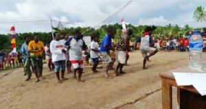 Semarak Dirgahayu RI ke 75 di Kampung Kekwa Timika