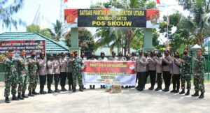 Jelang HUT ke 72, Polwan Polresta Gelar Baksos di Muara Tami