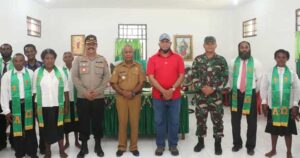 Kapolda Resmikan Gereja GKI Patmos di Kampung Yarsun Sarmi