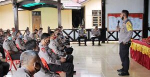 Bhabinkamtibmas Jayapura Diberi Arahan Tentang Kampung Tangguh