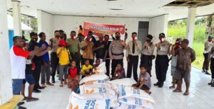 Sentuhan Kapolresta kepada Masyarakat Tapal Batas RI-PNG