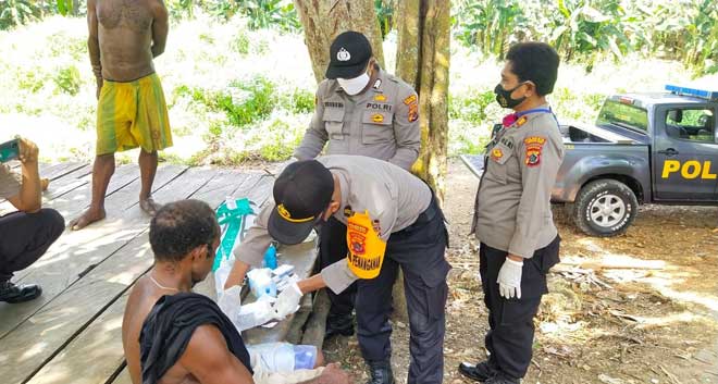 Kapolsek Muara Tami Pengobatan Ayub Tabuni
