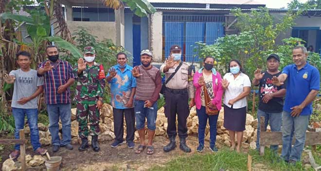 Pemerintah Kelurahan Klawalu Mulai Bangun Pos Siskamling 3 Lurah Klawalu Pos Kamling2