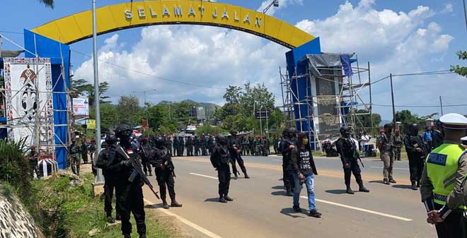 TNI Polri Siaga Batas Kota Kab JPR