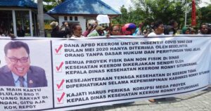 Perwakilan Pendemo : Kadinkes Keerom Tipu Nakes Soal Insentif