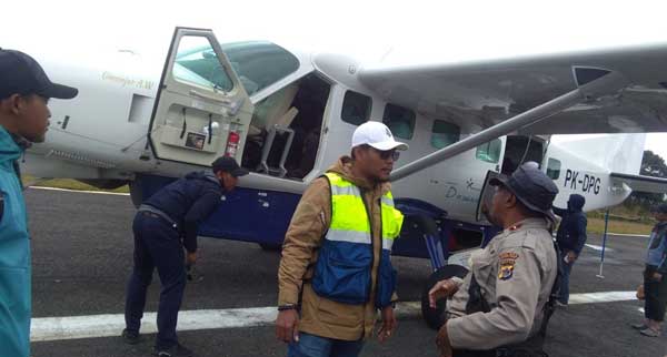 Pesawat Dabi Air Evakuasi Intan Jaya ditembak
