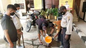 Polresta Jayapura Kota Musnahkan 75,566 Gram Sabu