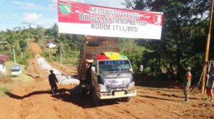 Program TMMD ke 109 : Kodim BVD Siapkan Bahan Material di Kampung Kakuna