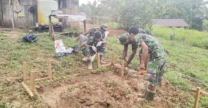 Satgas TMMD ke 109 BVD Bangun 10 Unit Jamban Keluarga