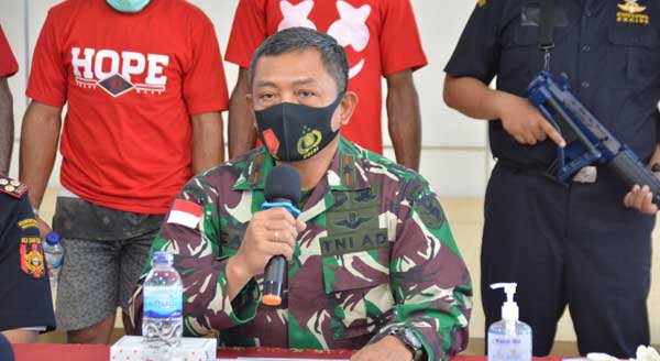 Danrem 172 PWY Izak P selundupan ganja