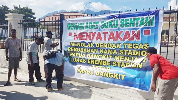 Dewan Adat Sentani Perubahan nama Bandara