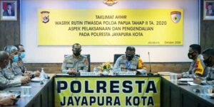 Irwasda Polda Papua Tutup Taklimat Akhir Wasrik Tahap II