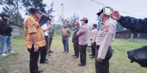 Mandenas Tinjau Pembangunan Palapa Ring Timur di Puncak