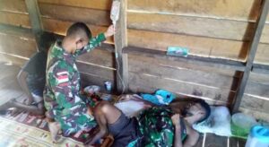 TNI Peduli Rakyat, Satgas Yonif 125/Si’mbisa Obati Warga Toray