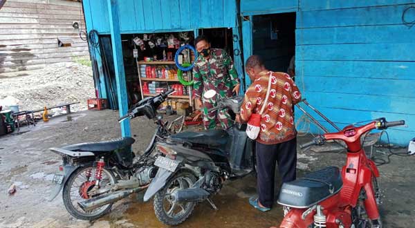 Danramil 1710 02 Timika Bantu Warga Binaan