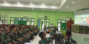 Danrem 172 PWY Beri Pembekalan Personel BKO Kodim Persiapan