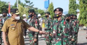 Gubernur Maluku Pimpin Apel Gelar Pasukan Pengamanan Natal
