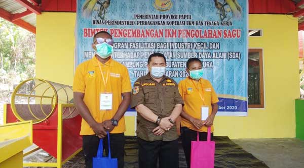 Kadis Perindagkop Papua Alat Olah sagu